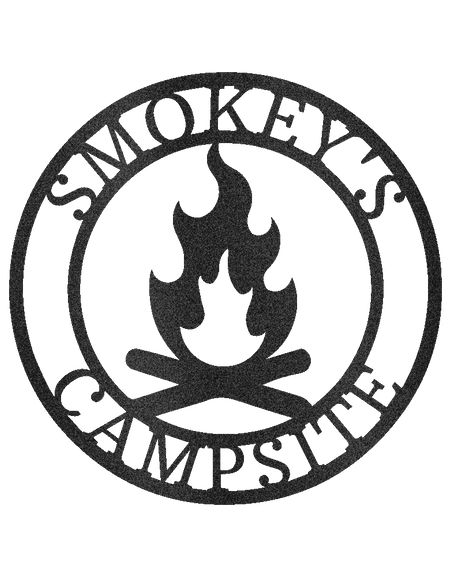 Kamp Ateşi Kişiselleştirilmiş Hediyeler - Özel Metal Tabela