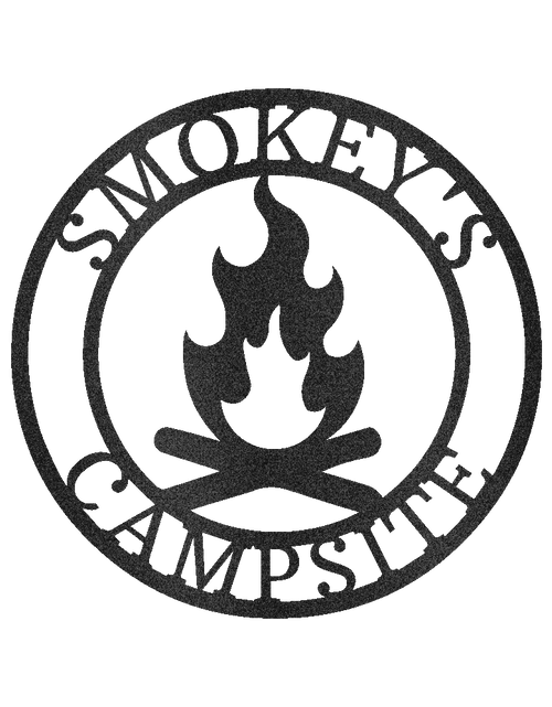 Load image into Gallery viewer, Campfire Personalized Gifts - Custom Metal Sign
