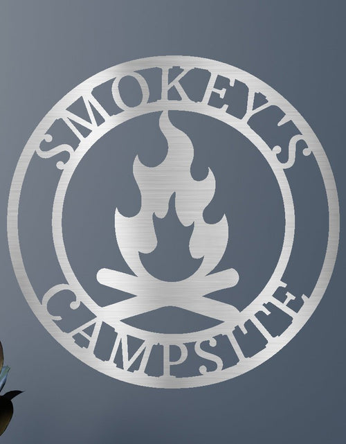 Load image into Gallery viewer, Campfire Personalized Gifts - Custom Metal Sign

