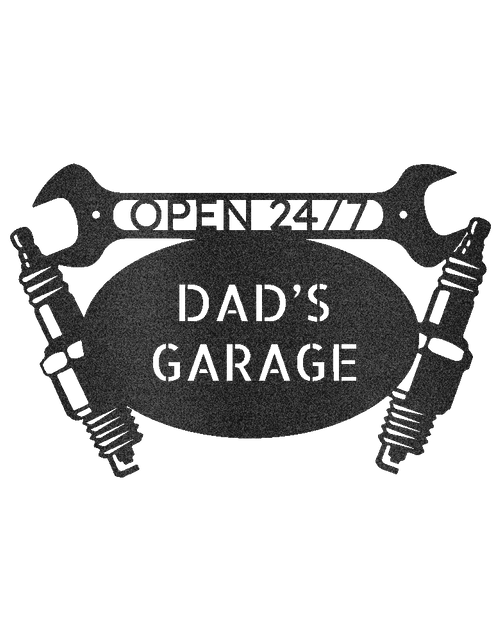 Load image into Gallery viewer, Car Dad&#39;s Garage Personalized Gifts - Custom Metal Sign
