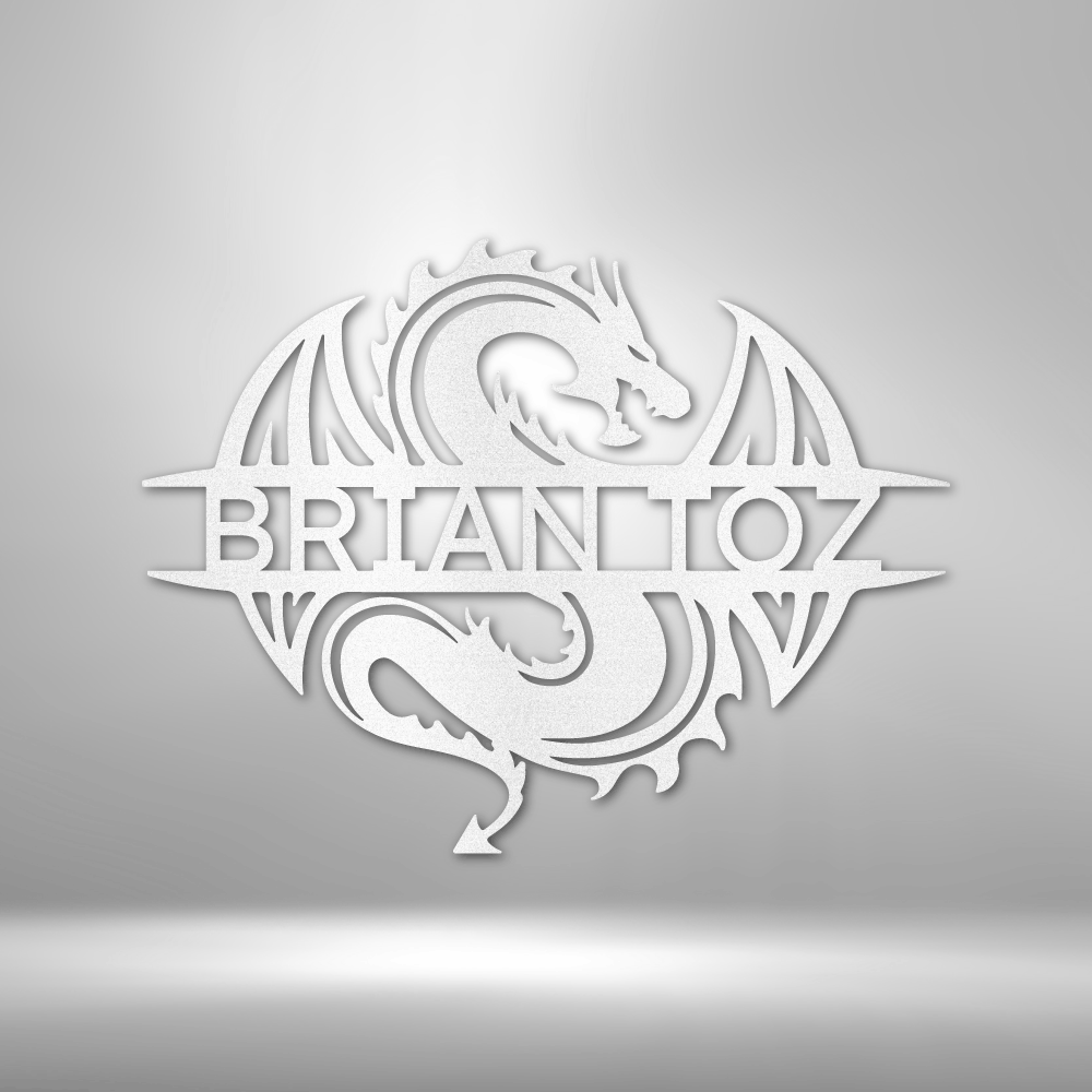 Celtic Dragon Personalized Gifts - Custom Metal Sign