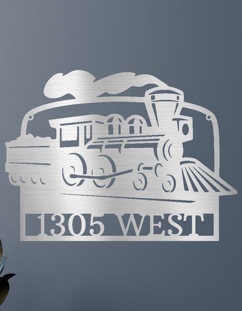 Load image into Gallery viewer, Coal Train Personalized Gifts - Custom Metal Sign
