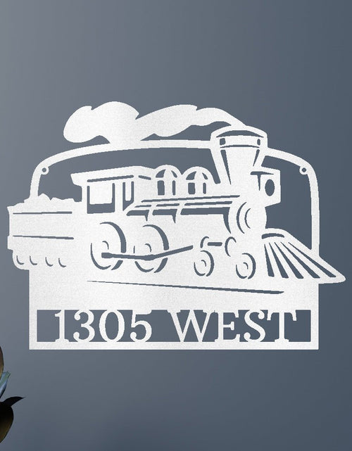 Load image into Gallery viewer, Coal Train Personalized Gifts - Custom Metal Sign
