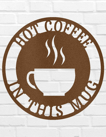 Coffee Haze Kişiselleştirilmiş Hediyeler - Özel Metal Tabela