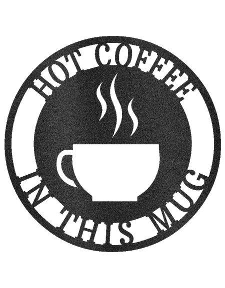 Coffee Haze Kişiselleştirilmiş Hediyeler - Özel Metal Tabela