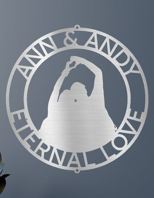 Load image into Gallery viewer, Couple Name Personalized Gifts - Custom Metal Sign, Anniversary/Wedding Gift
