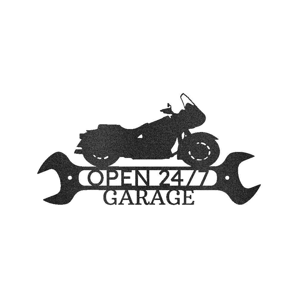 Cruiser Garaj Mağazası Kişiselleştirilmiş Hediyeler - Özel Metal Tabela