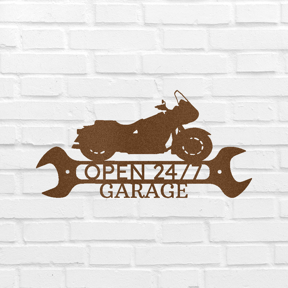 Cruiser Garaj Mağazası Kişiselleştirilmiş Hediyeler - Özel Metal Tabela