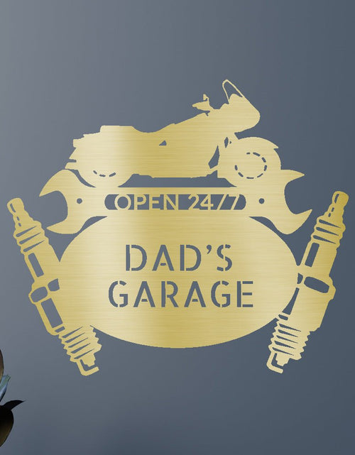 Load image into Gallery viewer, Cruiser Mechanic Garage Personalized Gifts - Custom Metal Sign
