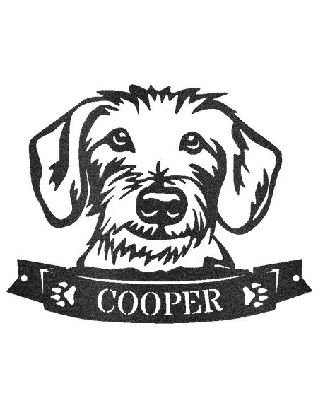 Dachshund Face Personalized Gifts - Custom Metal Sign