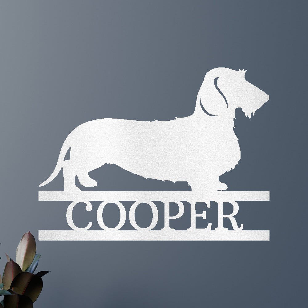 Dachshund Kişiye Özel Hediyeler - Özel Metal Tabela