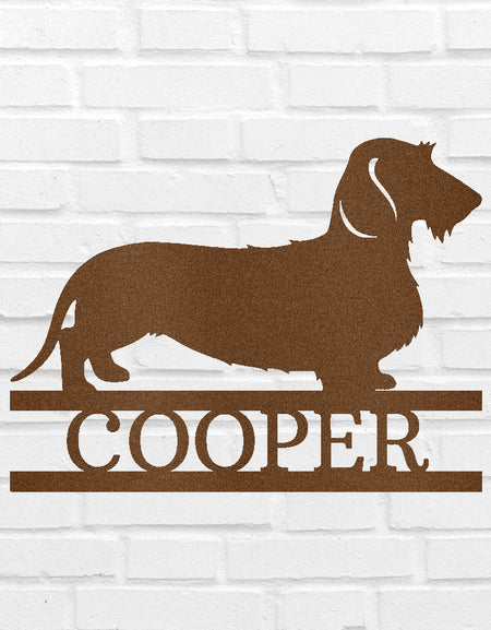Dachshund Personalized Gifts - Custom Metal Sign