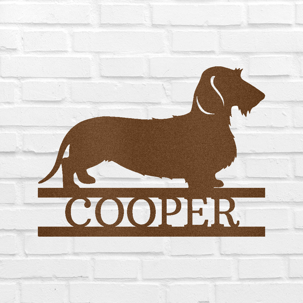 Dachshund Kişiye Özel Hediyeler - Özel Metal Tabela