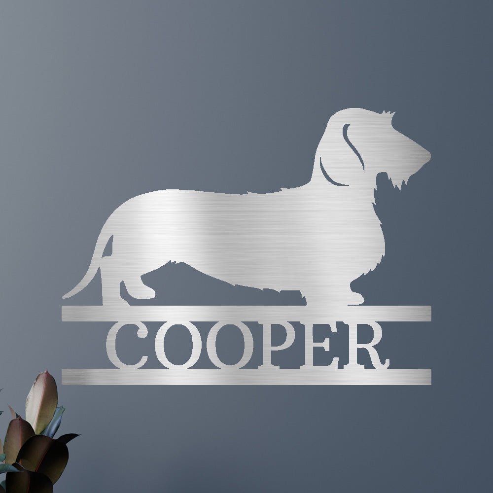 Dachshund Kişiye Özel Hediyeler - Özel Metal Tabela