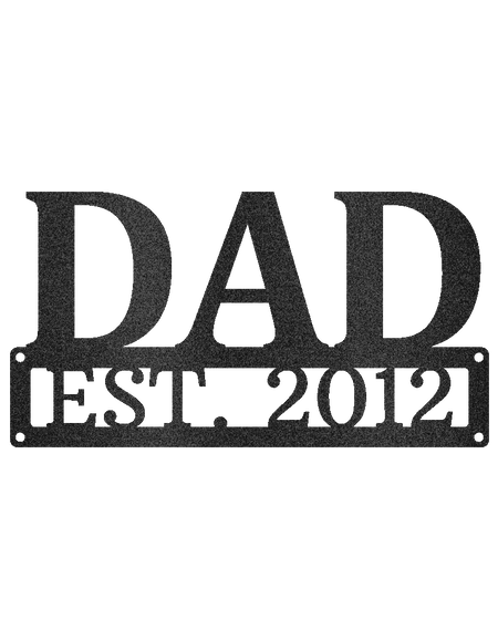 Dad Personalized Gifts - Custom Metal Sign
