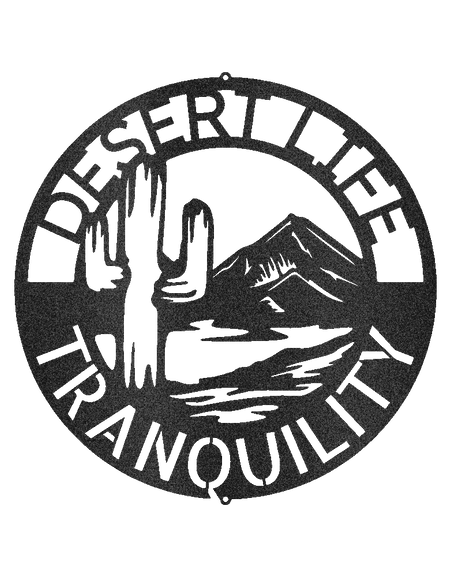 Desert Life Personalized Gifts - Custom Metal Sign