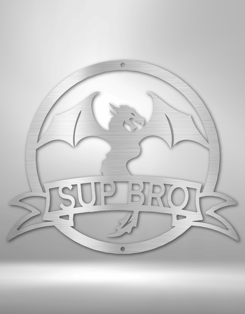 Load image into Gallery viewer, Dragon Banner Personalized Gifts - Custom Metal Sign
