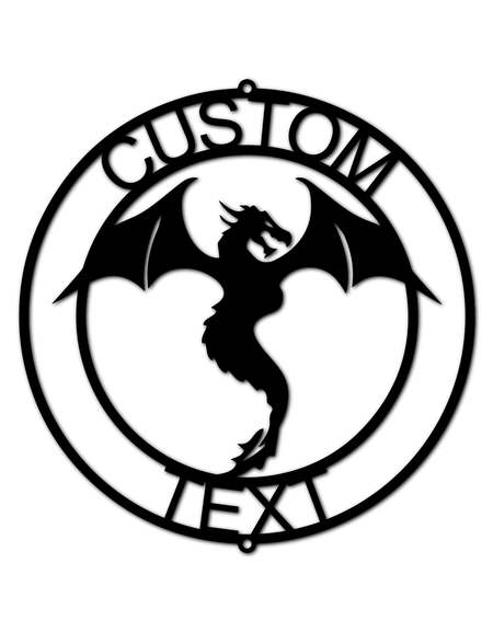 Dragon Ring Personalized Gifts - Custom Metal Sign