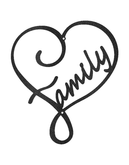 Family Love Personalized Gifts - Custom Metal Sign
