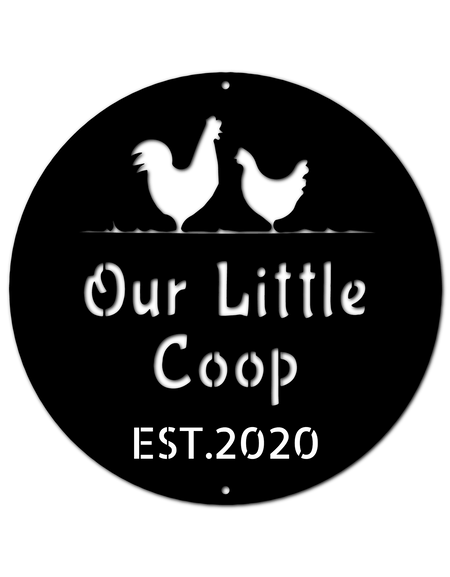 Farmer Chicken Coop Personalized Gifts - Custom Metal Sign