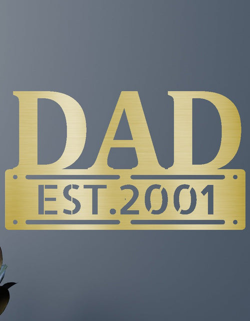 Load image into Gallery viewer, Father&#39;s Day Personalized Gifts - Custom Metal Sign
