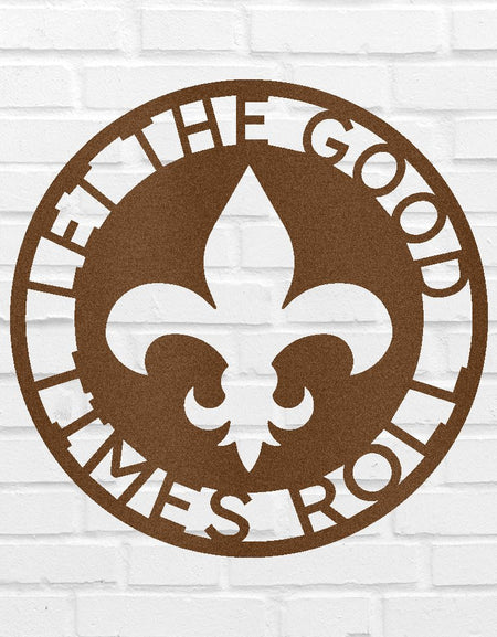 Fleur De Lis Ring Personalized Gifts - Custom Metal Sign