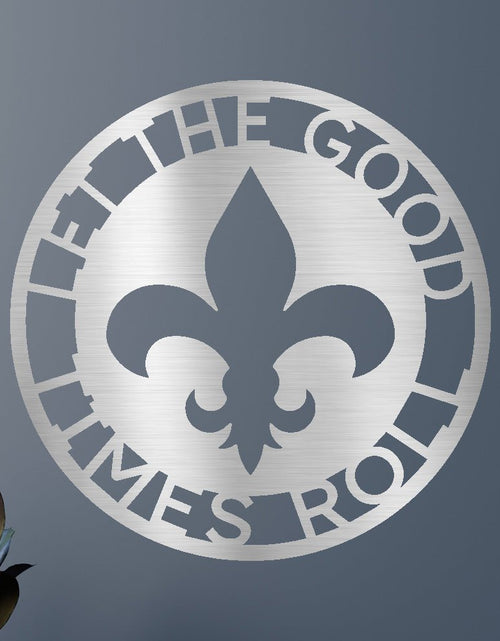 Resmi Galeri görüntüleyicisine yükleyin, Fleur De Lis Yüzük Kişiselleştirilmiş Hediyeler - Özel Metal Tabela
