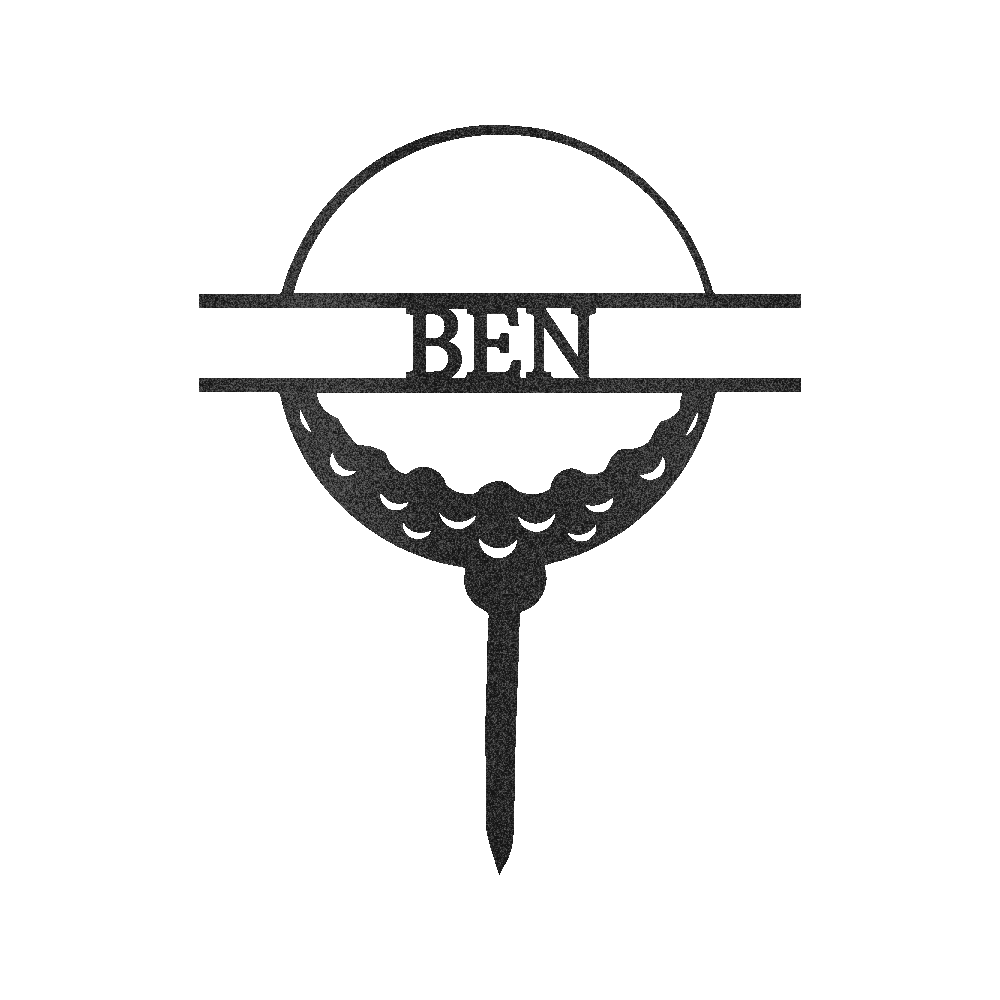 Golf Topu Kişiselleştirilmiş Hediyeler - Özel Metal Tabela