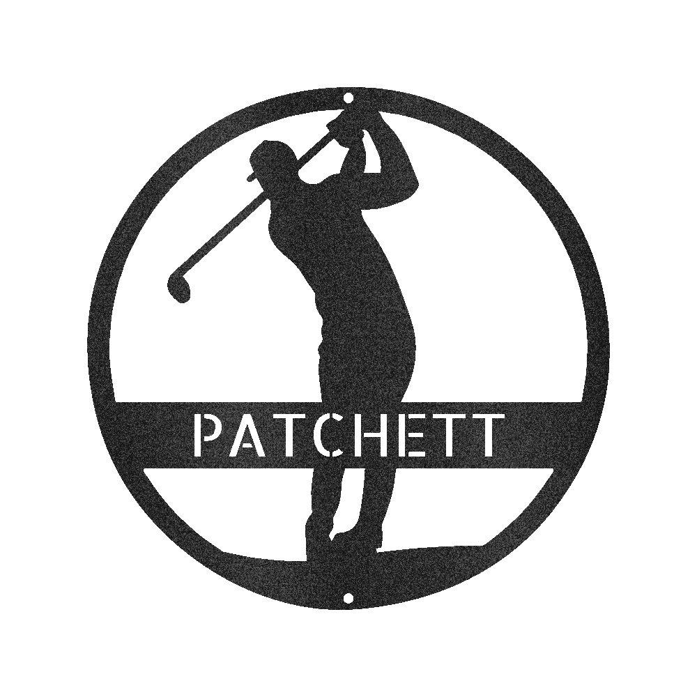 Golfçü Kişiye Özel Hediyeler - Özel Metal Tabela