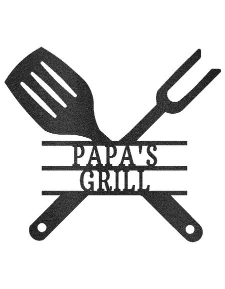 Izgara Gereçleri Kişiselleştirilmiş Hediyeler - Özel Metal Tabela