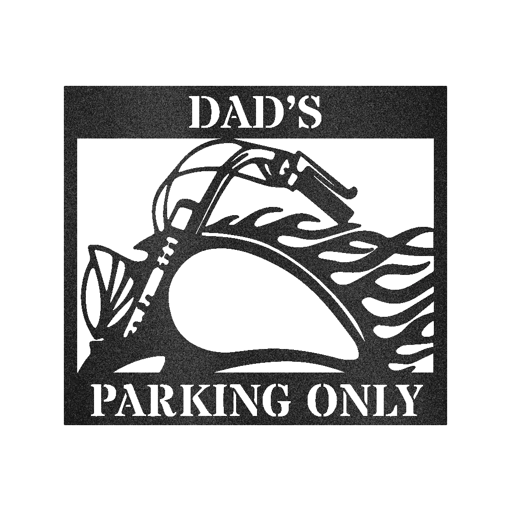 Hog Parking Kişiselleştirilmiş Hediyeler - Özel Metal Tabela