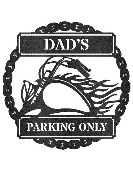 Hog Parking Plaque Personalized Gifts - Custom Metal Sign