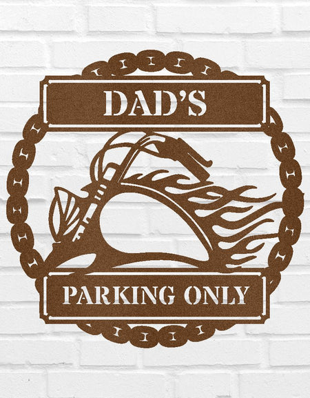 Hog Parking Plaque Personalized Gifts - Custom Metal Sign