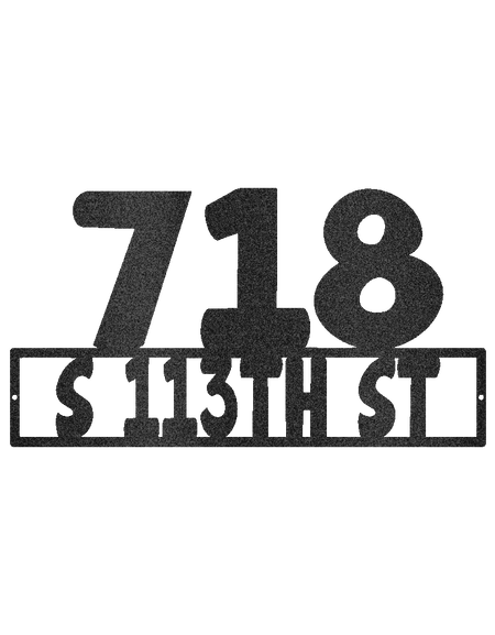 Home Address Personalized Gifts - Custom Metal Sign