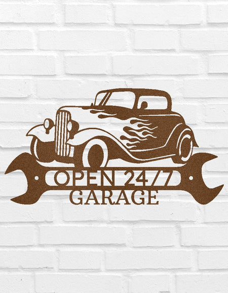 Home Sign - Custom Metal Sign, Gift For Him, Christmas Gifts For Dad