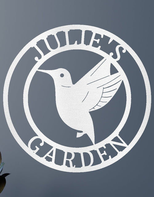 Load image into Gallery viewer, Humming Bird Personalized Gifts - Custom Metal Sign
