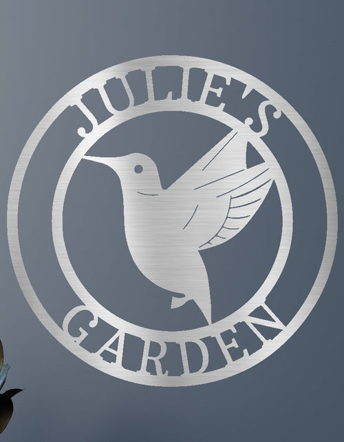 Load image into Gallery viewer, Humming Bird Personalized Gifts - Custom Metal Sign
