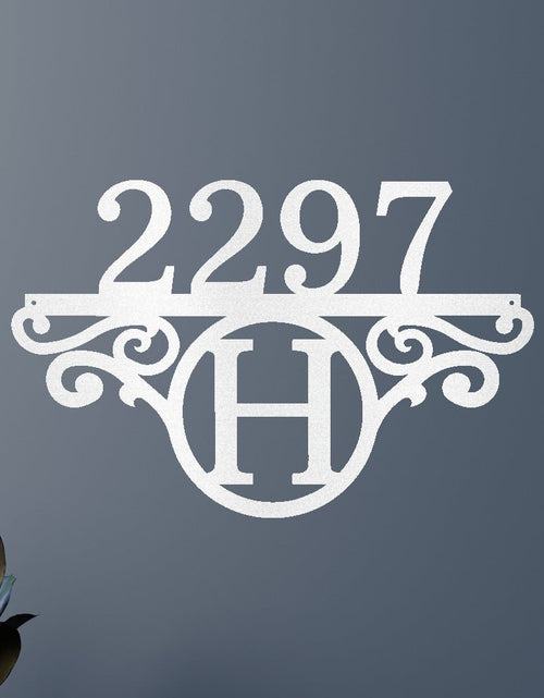 Load image into Gallery viewer, Initial Address Personalized Gifts - Custom Metal Sign

