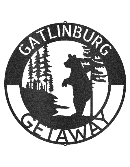 Lone Bear Kişiselleştirilmiş Hediyeler - Özel Metal Tabela