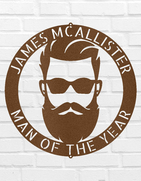 Erkeksi Kişiselleştirilmiş Hediyeler - Özel Metal Tabela