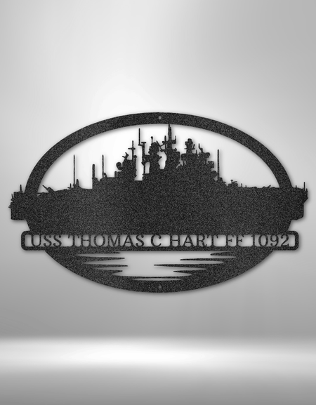 Savaş Gemisi Donanma SEAL'leri Gazisi - Özel Metal Tabela