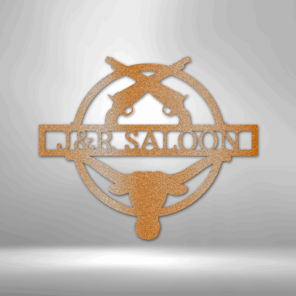 Saloon Personalized Gifts - Custom Metal Sign