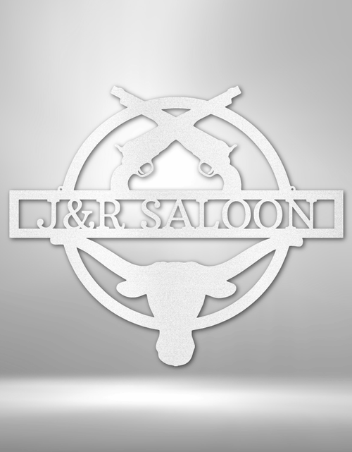 Load image into Gallery viewer, Saloon Personalized Gifts - Custom Metal Sign

