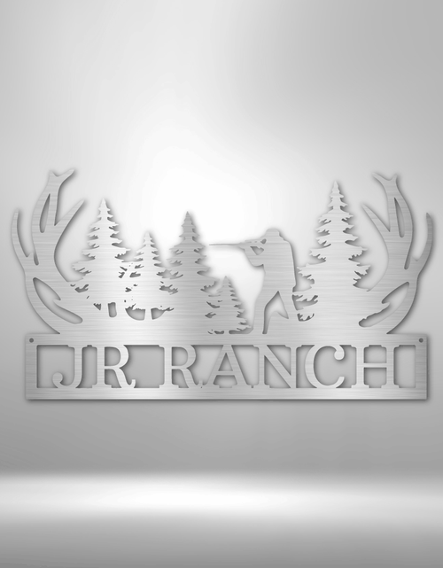 Load image into Gallery viewer, Wildlife Camping Personalized Gifts - Custom Metal Sign
