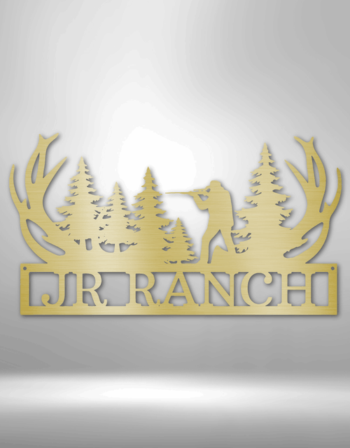 Load image into Gallery viewer, Wildlife Camping Personalized Gifts - Custom Metal Sign
