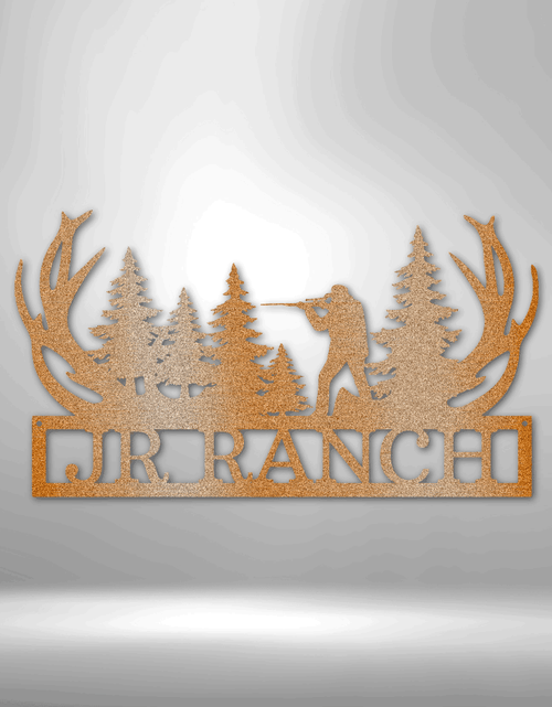 Load image into Gallery viewer, Wildlife Camping Personalized Gifts - Custom Metal Sign

