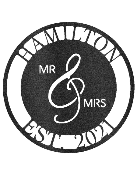 Bay ve Bayan Kişiselleştirilmiş Hediyeler - Özel Metal Tabela