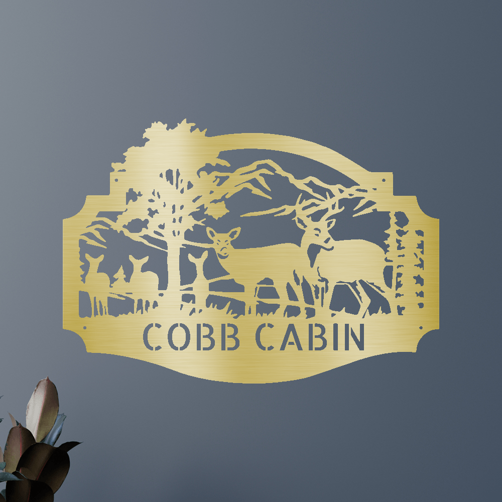 İsim Metal Tabela - Özel Metal Tabela, Yıldönümü/Düğün/Eve Taşınma/Noel Hediyesi