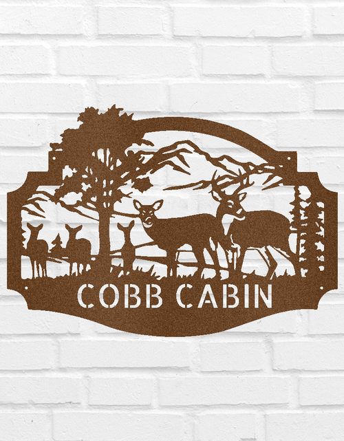 Load image into Gallery viewer, Name Metal Sign - Custom Metal Sign, Anniversary/Wedding/Housewarming/Christmas Gift
