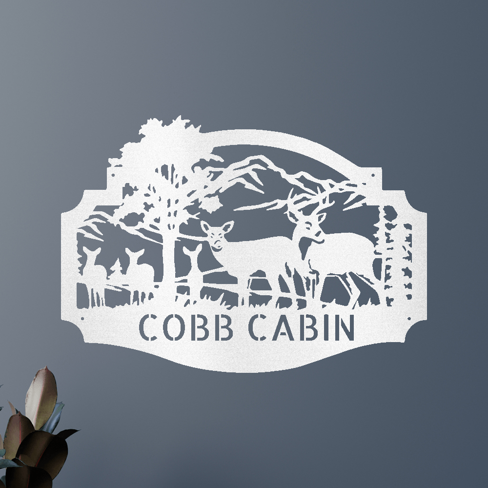 İsim Metal Tabela - Özel Metal Tabela, Yıldönümü/Düğün/Eve Taşınma/Noel Hediyesi